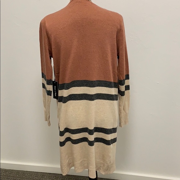 1️⃣ LEFT!! Long Sleeve Color Block Cardigan - Picture 7 of 8